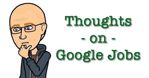 commentary on google jobs by Chris Russell