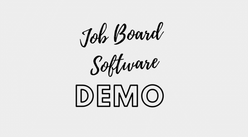 job board software demo