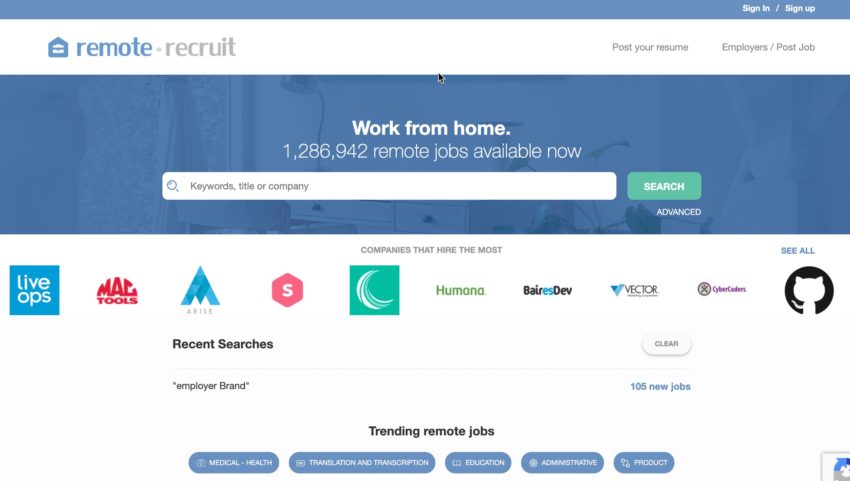 remote jobs finder