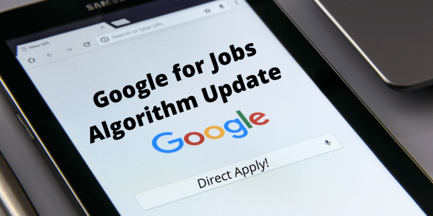 google for jobs changes