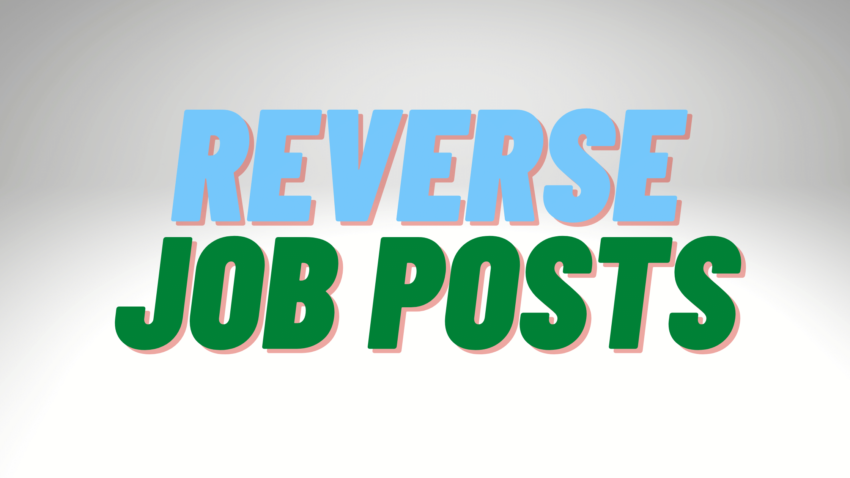 reverse job post